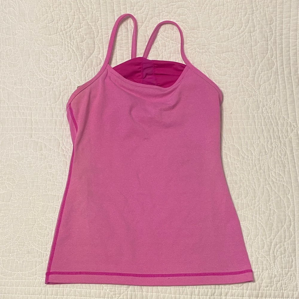 lululemon athletica Pink Strappy Camisole